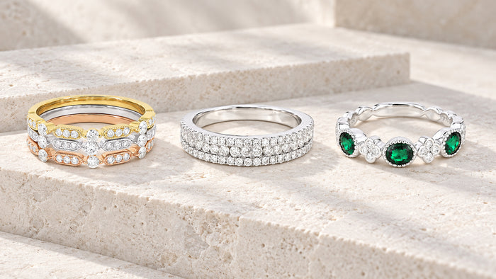 Stackable collection jewelry