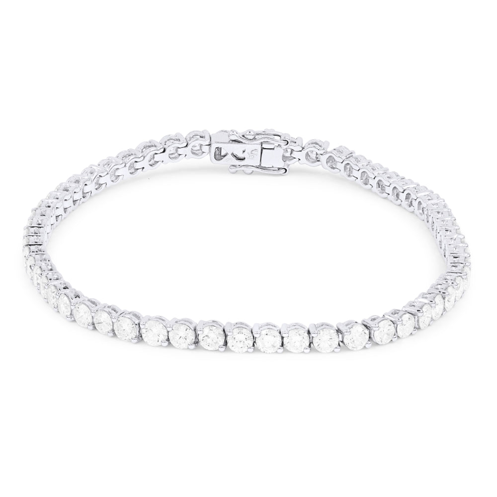 Madison L 18K White Gold Diamond Tennis Bracelet - style B1011-UA