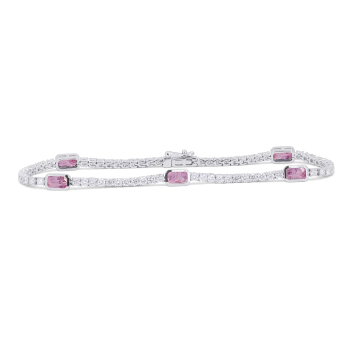 B1190 - 14K White Gold Bracelet