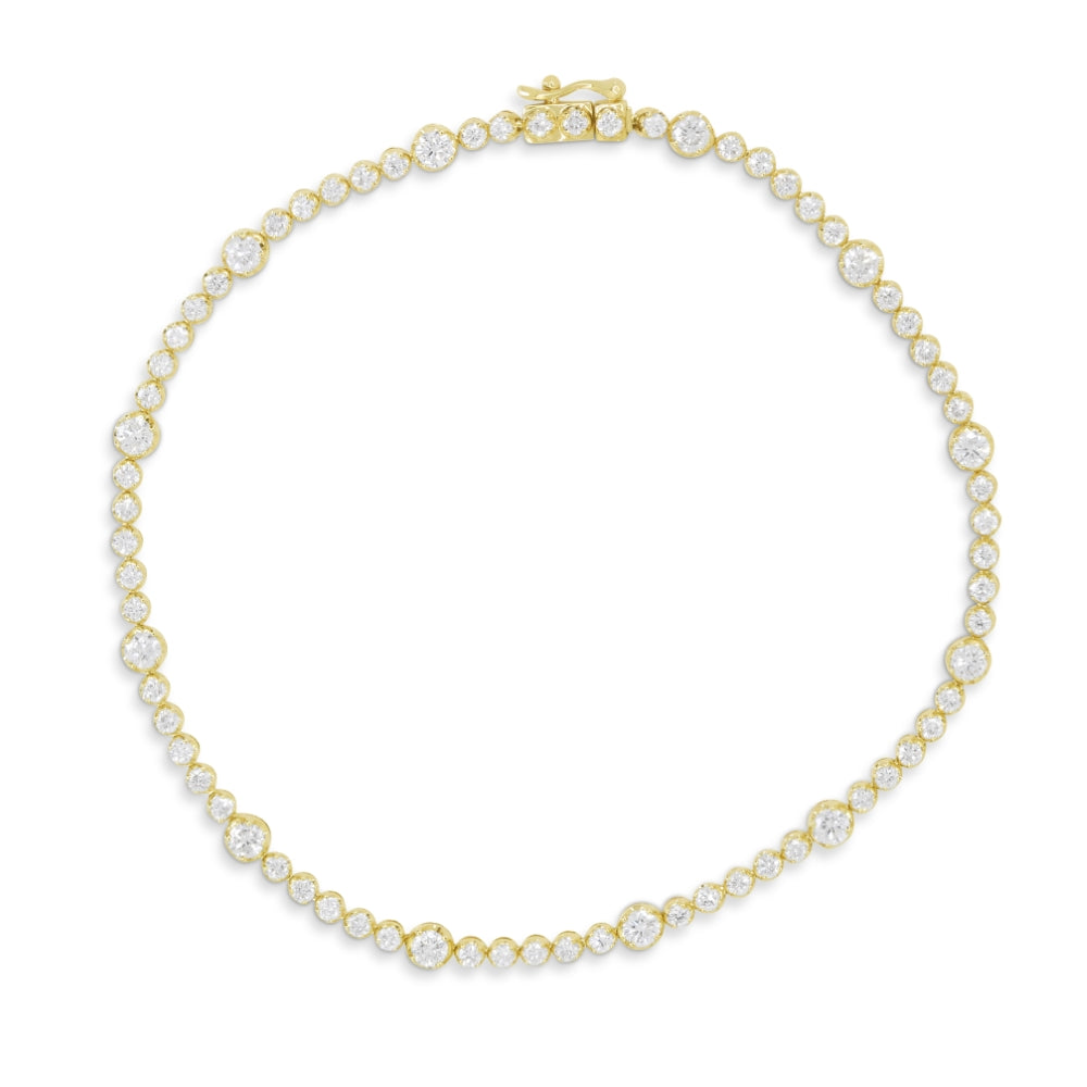 Madison L 14K Yellow Gold Diamond Bracelet - style B1232Y