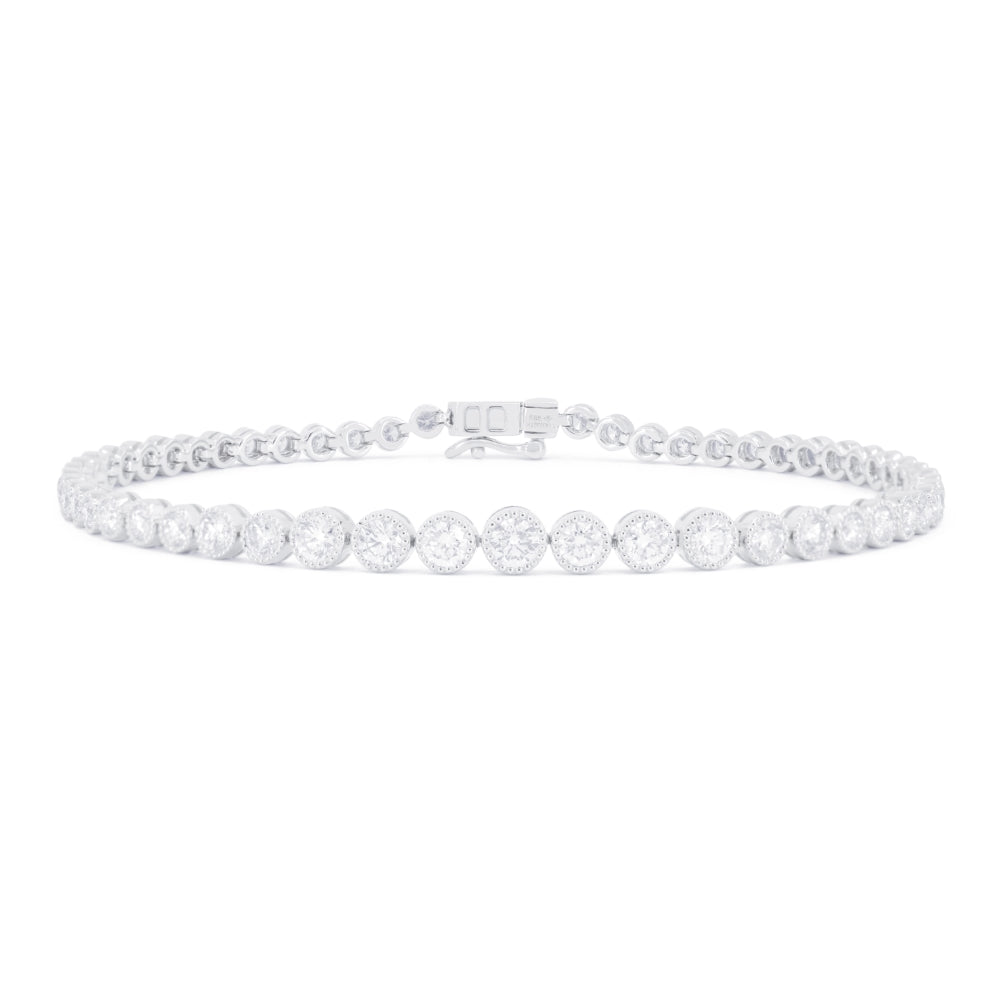 Madison L 14K White Gold Diamond Bracelet - style B1234W