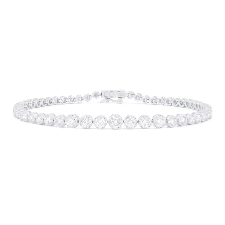 Madison L 14K White Gold Diamond Bracelet - style B1234W