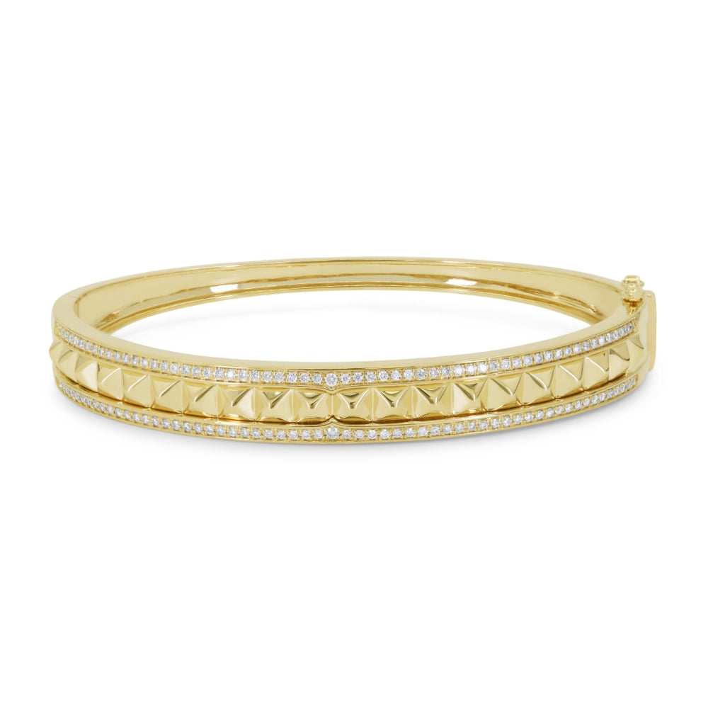 Madison L 14K Yellow Gold Diamond Bracelet - style B1241Y