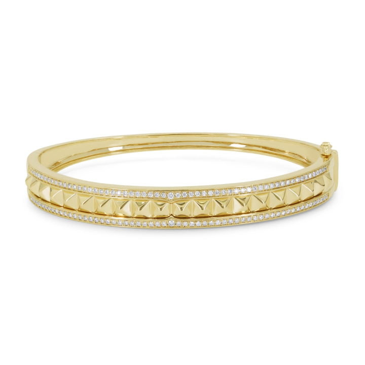 Madison L 14K Yellow Gold Diamond Bracelet - style B1241Y