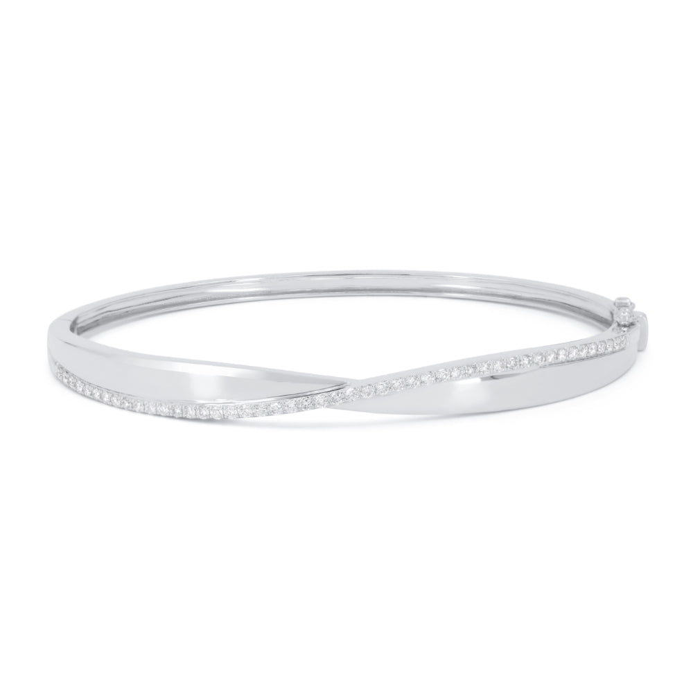 Madison L 14K White Gold Diamond Bracelet - style B1259W