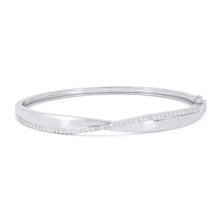 Madison L 14K White Gold Diamond Bracelet - style B1259W