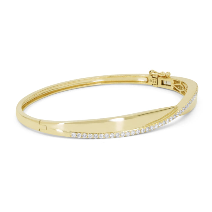 B1259 - 14K Gold Diamond Bracelet