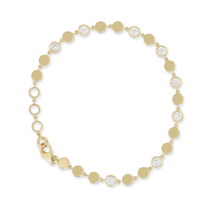 Madison L 14K Yellow Gold Diamond Bracelet - style B1260Y-1.00CT