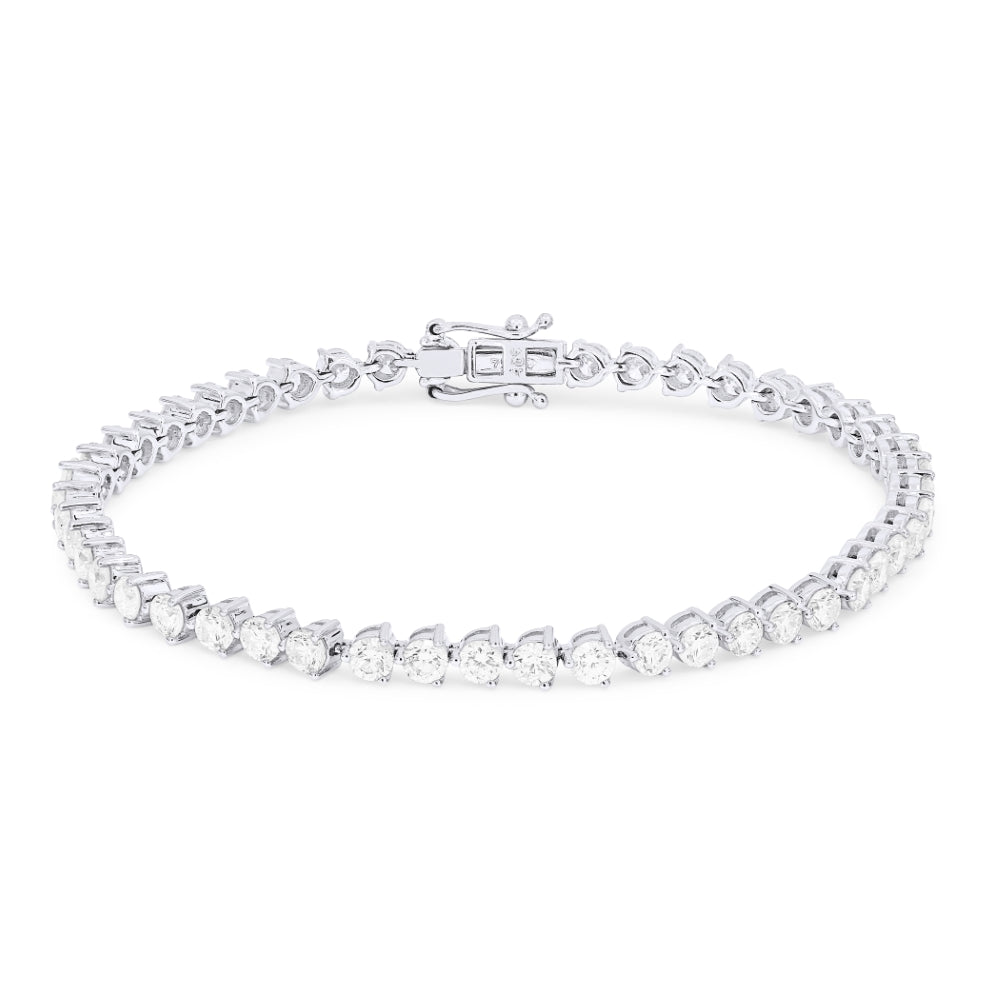 Madison L 18K White Gold Diamond Tennis Bracelet - style DB2150