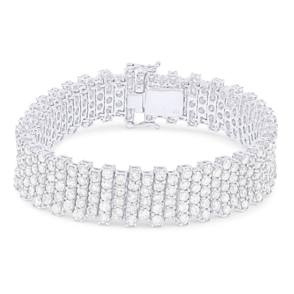 Madison L 18K White Gold Diamond Bracelet - style DB2195
