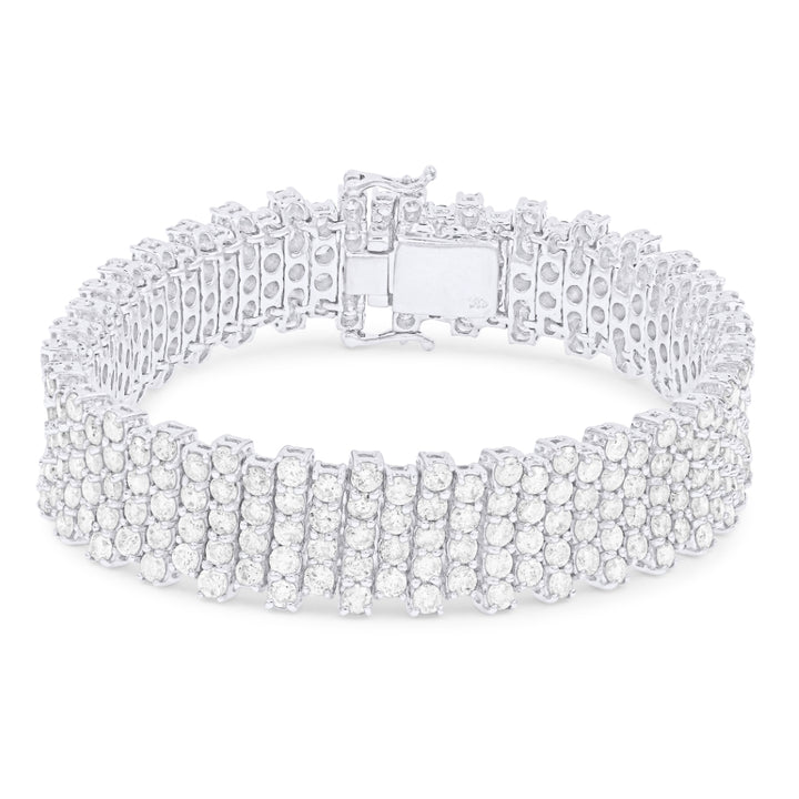 Madison L 18K White Gold Diamond Bracelet - style DB2195