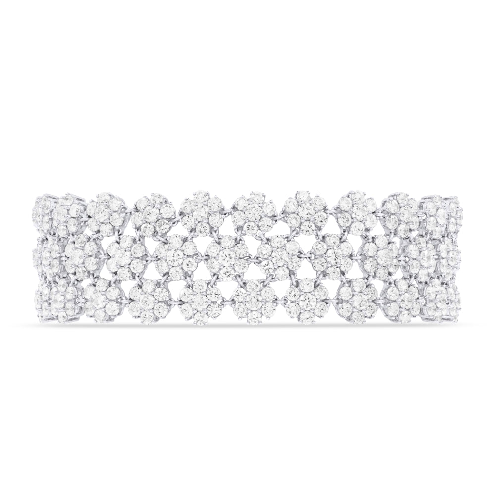 Madison L 18K White Gold Diamond Bracelet - style DB2458