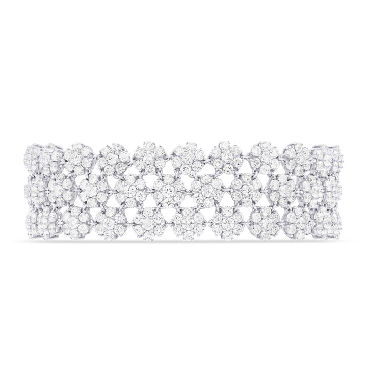 Madison L 18K White Gold Diamond Bracelet - style DB2458