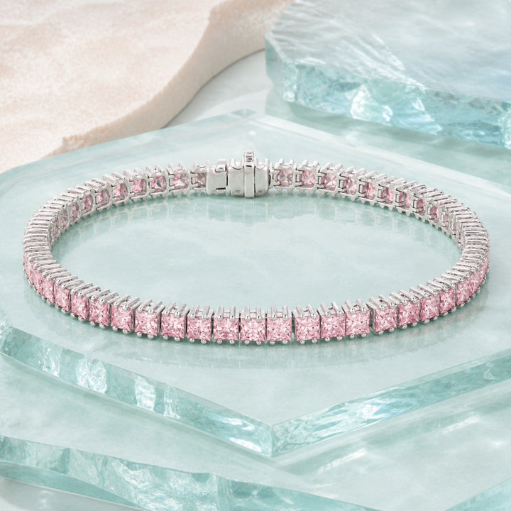 DB2476 - 18K White Gold Diamond Bracelet