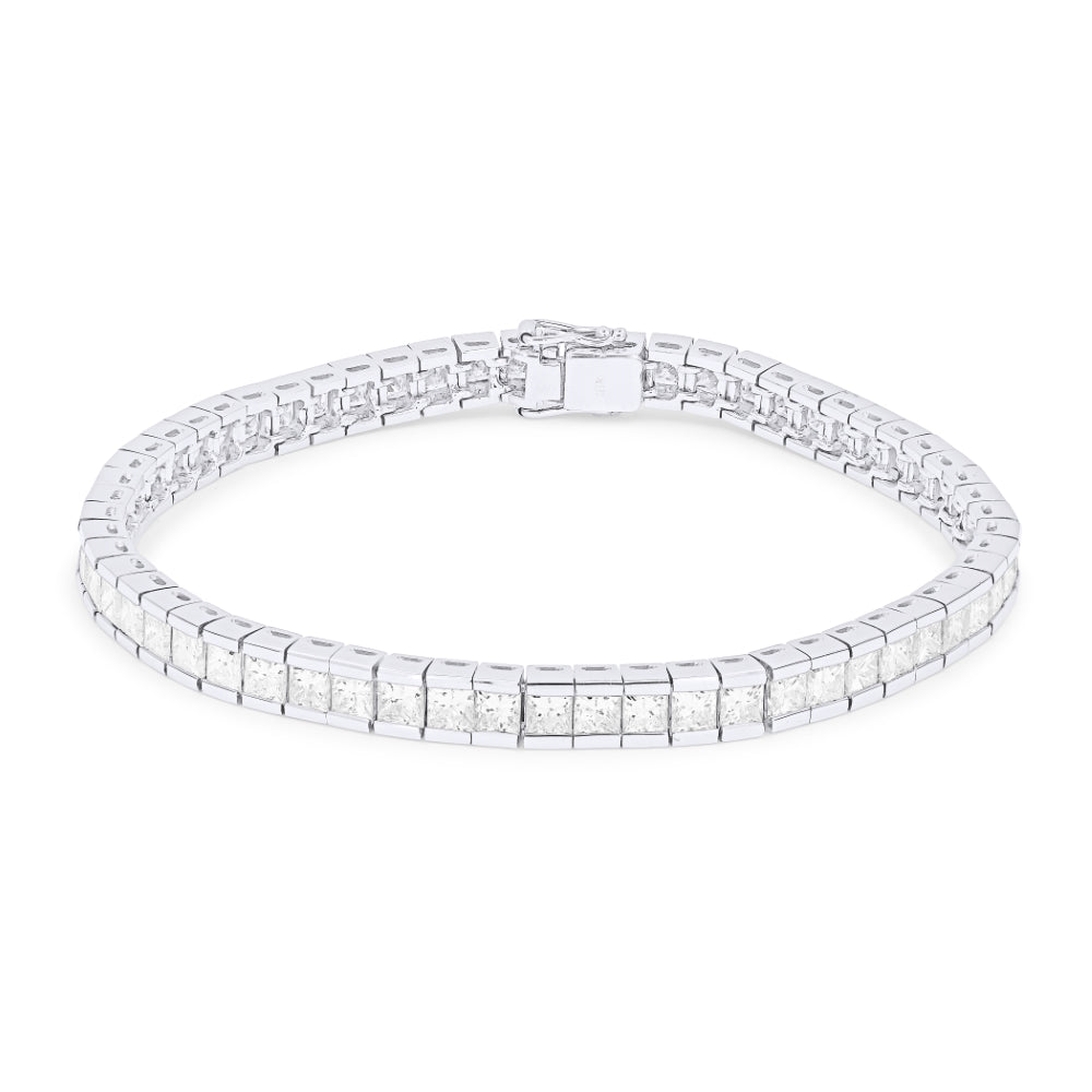 Madison L 18K White Gold Diamond Bracelet - style DB2559