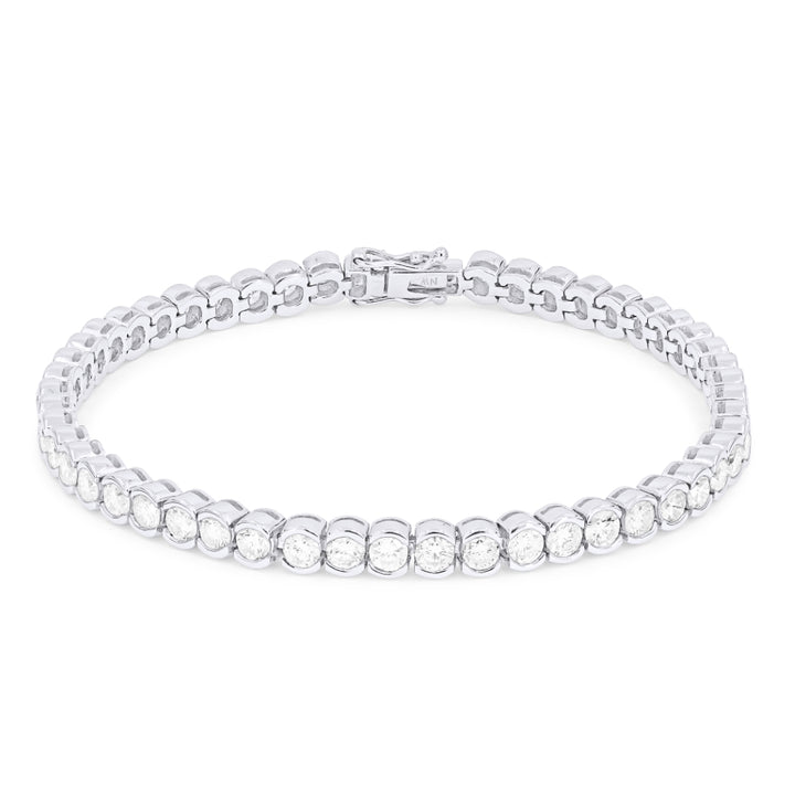 Madison L 18K White Gold Diamond Bracelet - style DB2604