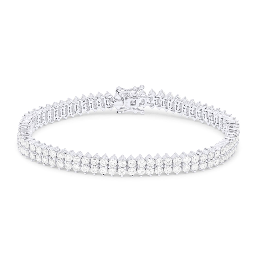 Madison L 18K White Gold Diamond Bracelet - style DB2669