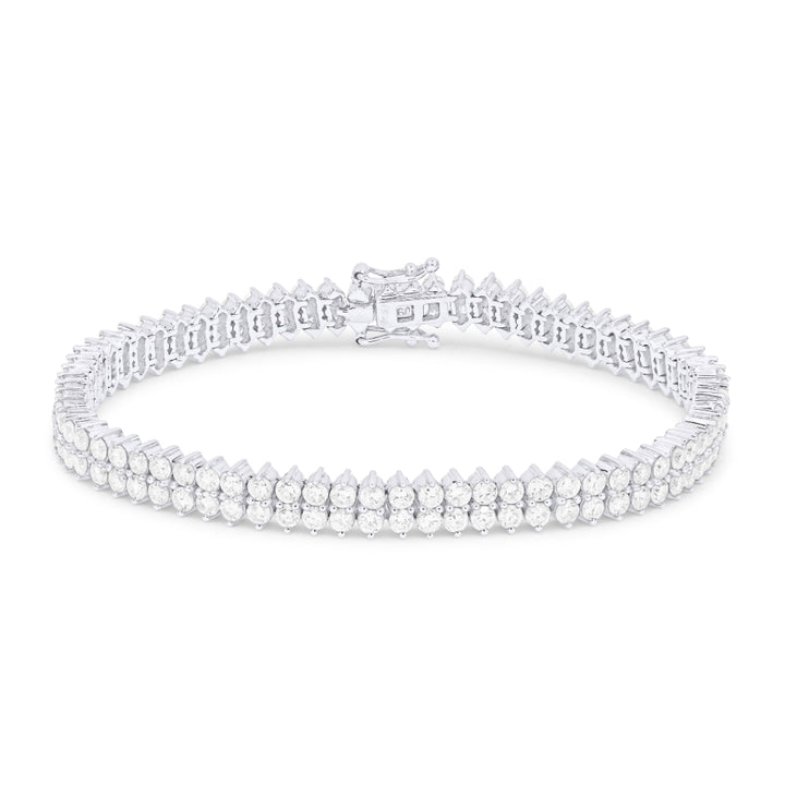 Madison L 18K White Gold Diamond Bracelet - style DB2669