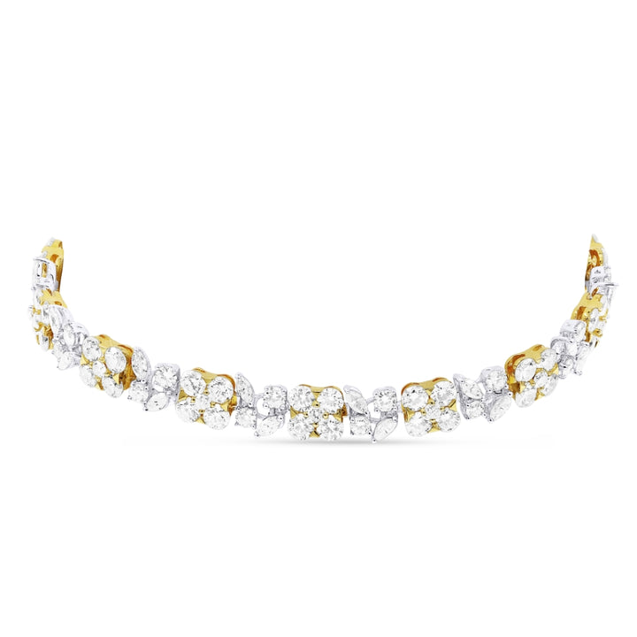 Madison L 18K White Gold Yellow Diamond Cocktail Bracelet - style DB2747