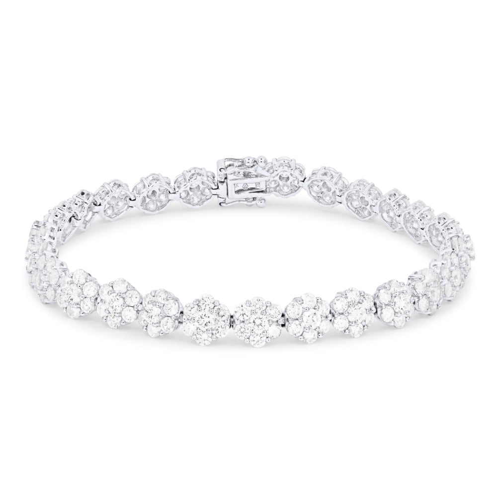 Madison L 18K White Gold Diamond Bracelet - style DB2890