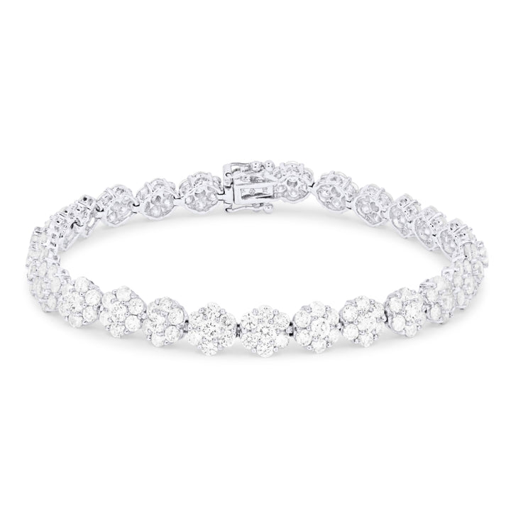 Madison L 18K White Gold Diamond Bracelet - style DB2890