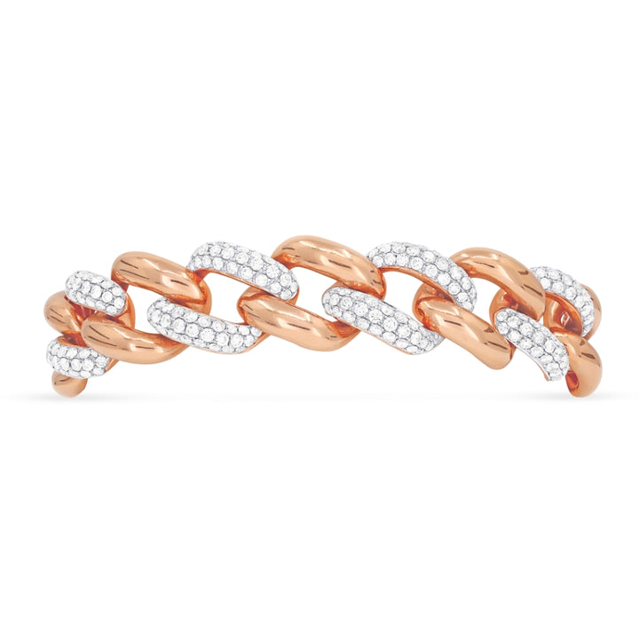Madison L 18K Rose Gold Diamond Bracelet - style DB2944