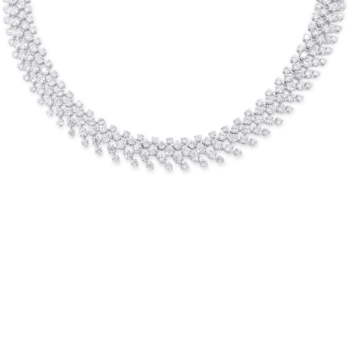 Madison L 18K White Gold Diamond Cocktail Necklace - style DN2951