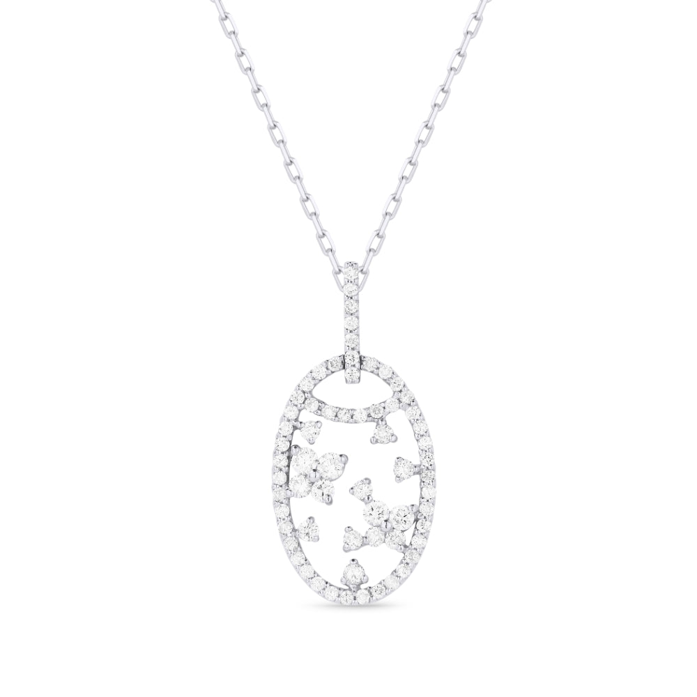 Madison L 18K White Gold Diamond Pendant - style DP4466