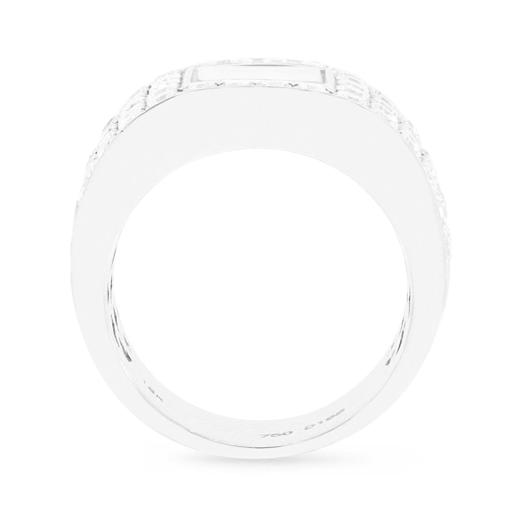 DR10202 - 18K White Gold Diamond Ring