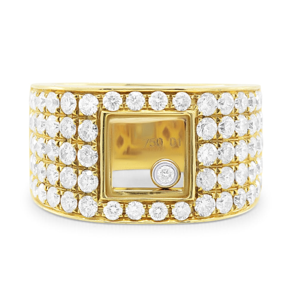 Madison L 18K Yellow Gold Diamond Ring - style DR10203