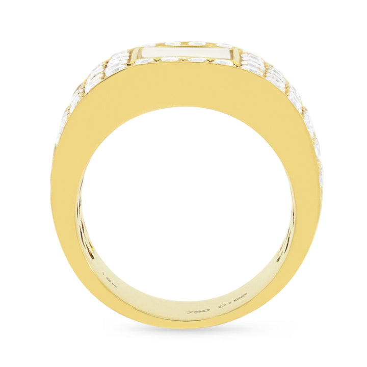DR10203 - 18K Yellow Gold Diamond Ring
