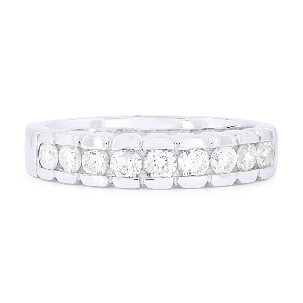 Madison L 18K White Gold Diamond Ring - style DR4318