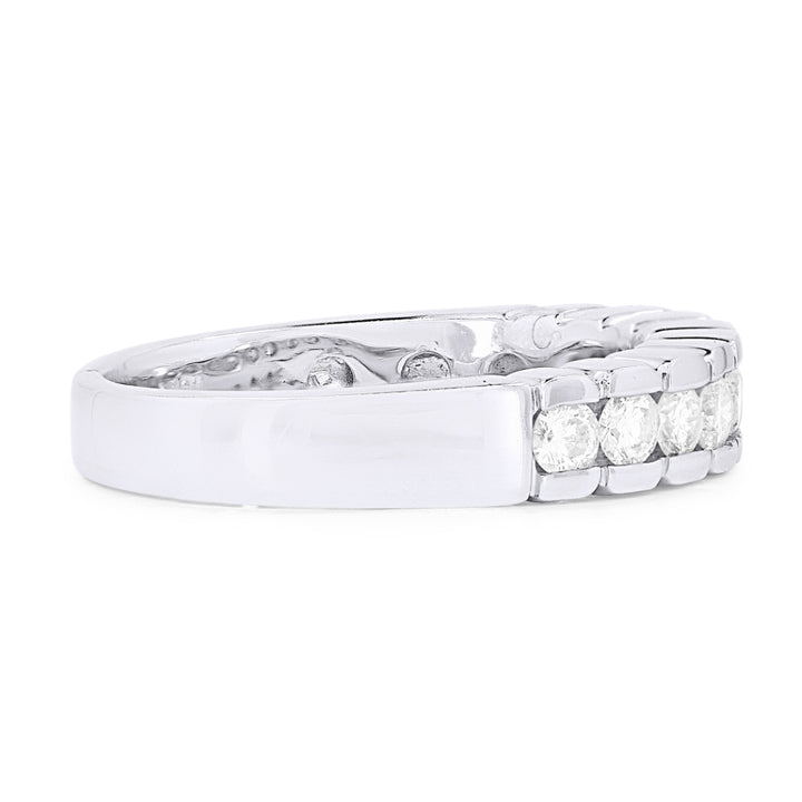 DR4318 - 18K White Gold Diamond Ring