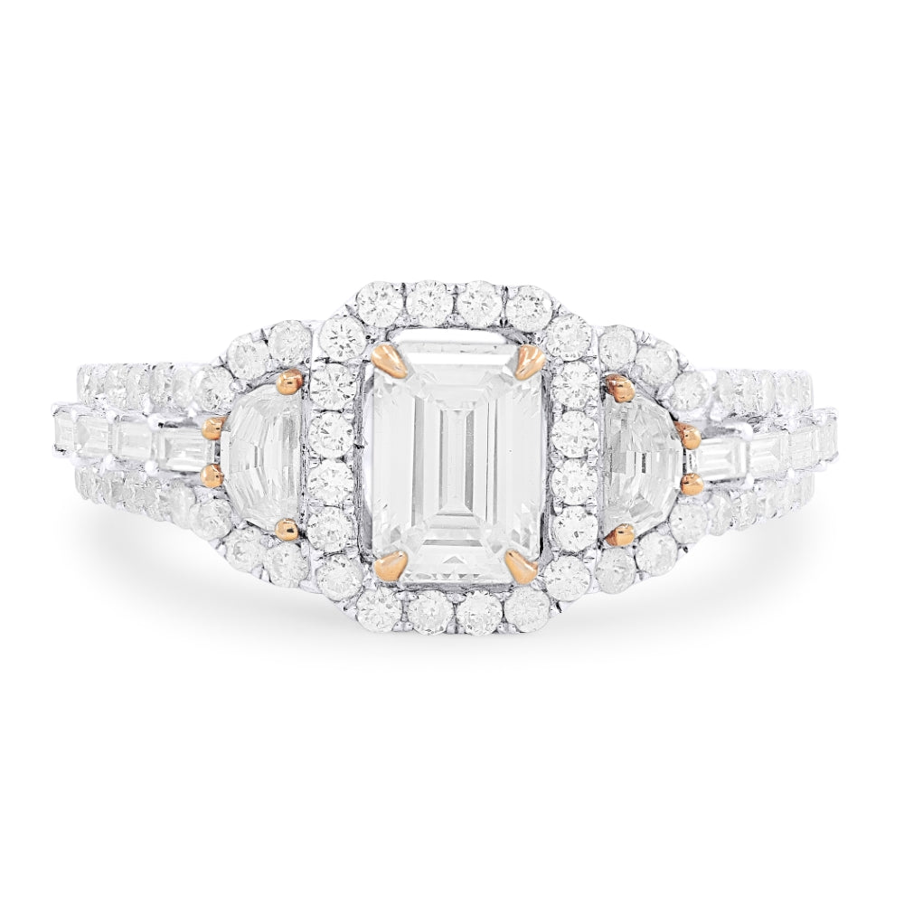 Madison L 18K White Gold Diamond Ring - style DR9082
