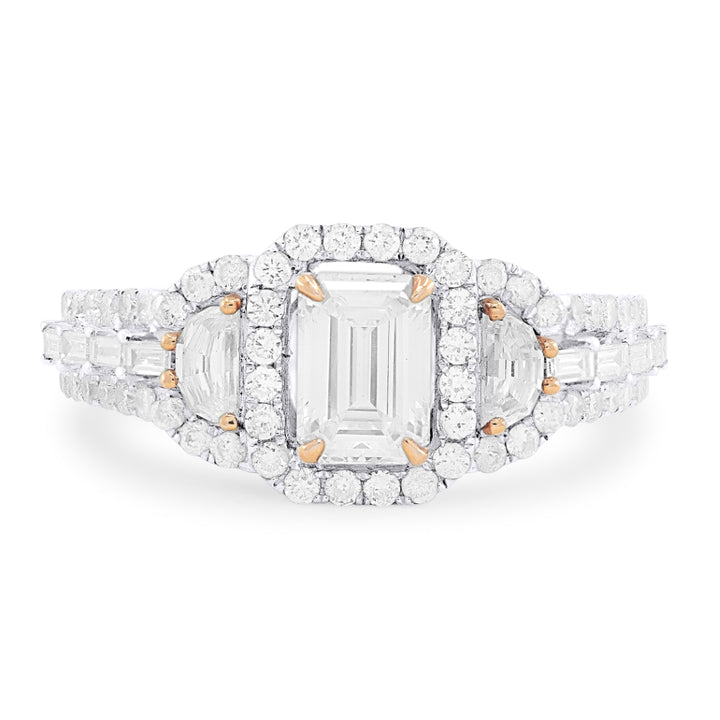 Madison L 18K White Gold Diamond Ring - style DR9082