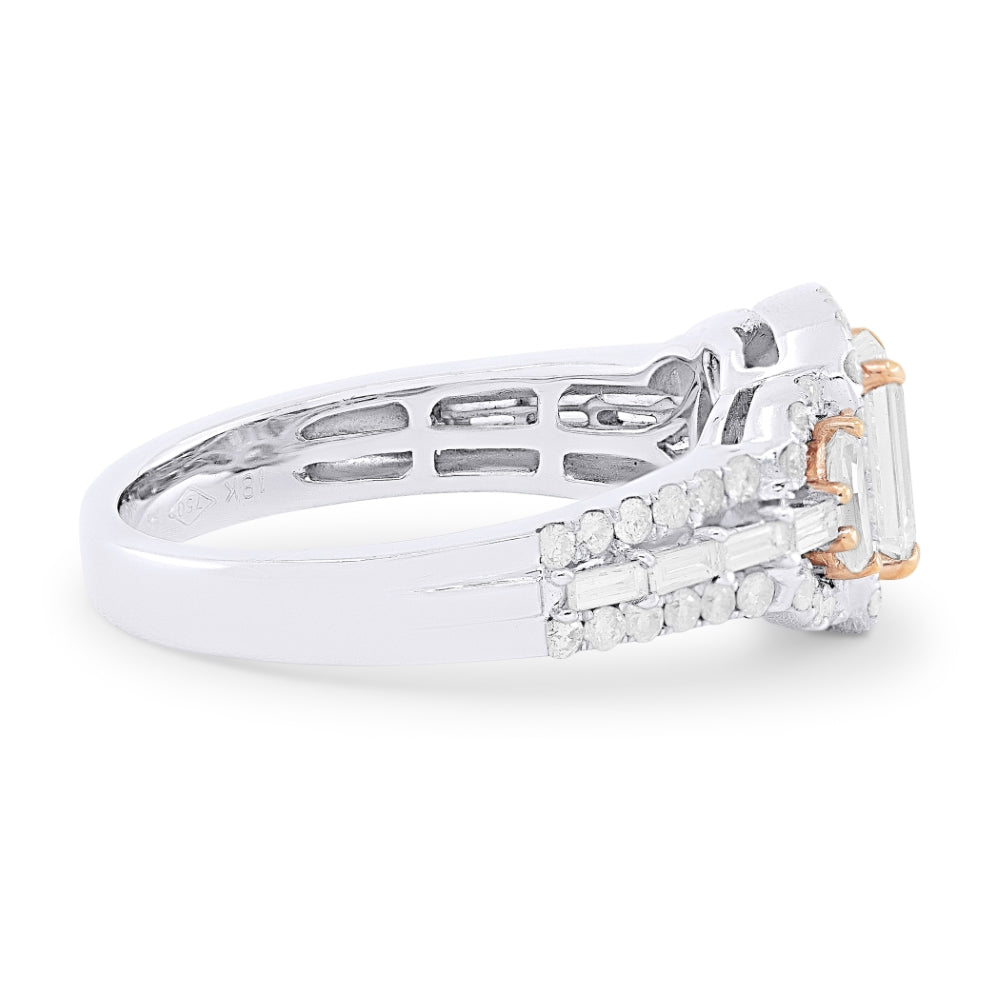 DR9082 - 18K White Gold Diamond Ring