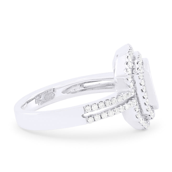 DR9606 - 18K White Gold Diamond Ring
