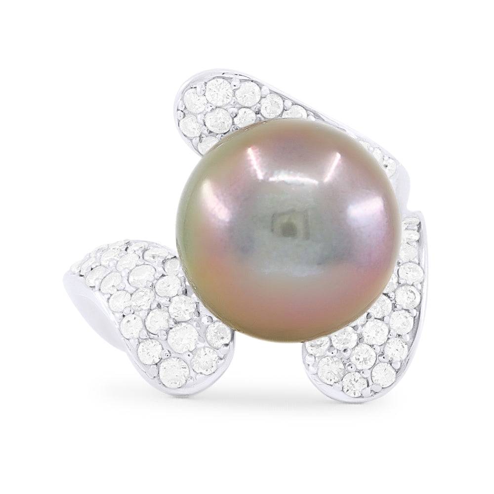 Madison L 18K White Gold Pearl Ring - style DR9847