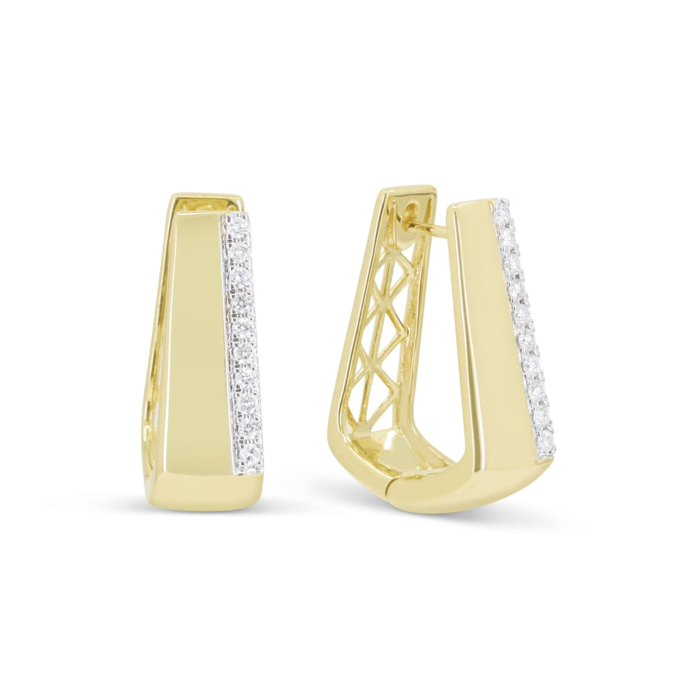 Madison L 14K Yellow Gold Diamond Drop Earrings - style E1711Y