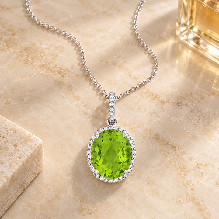 N1027 - 14K Gold Oval Pendant