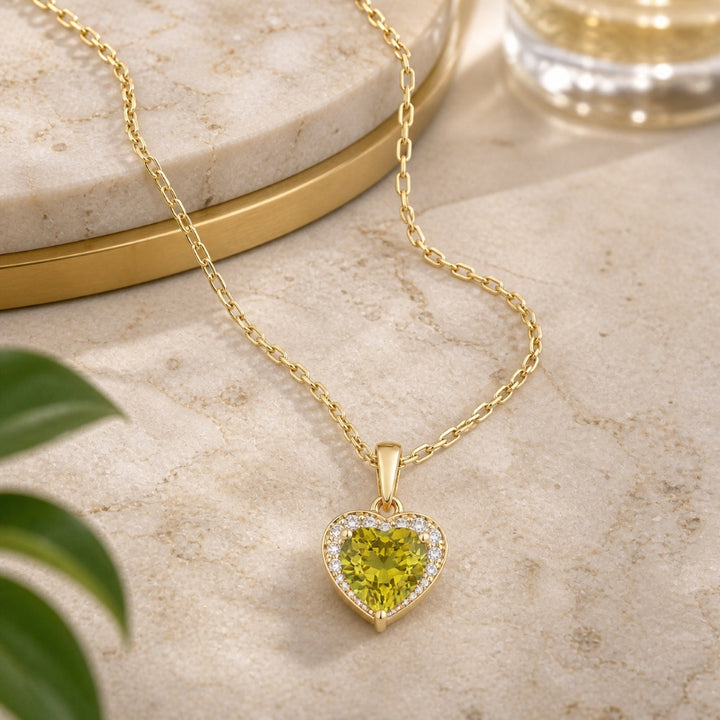 N1043 - 14K Gold Heart Pendant