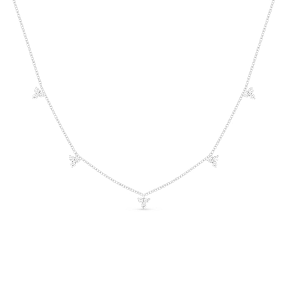 Madison L 14K White Gold Diamond Cocktail Necklace - style N1441W