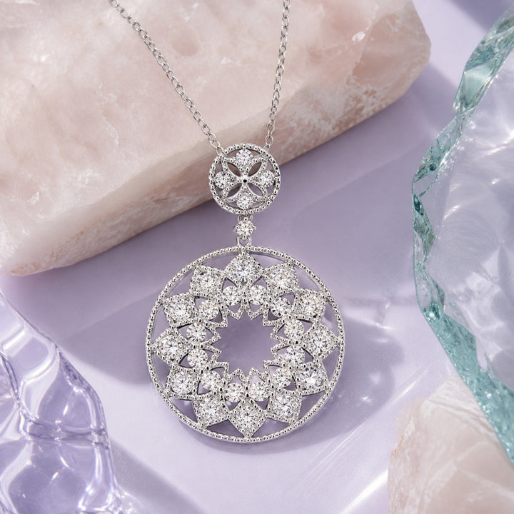 N1831 - 14K Gold Diamond Pendant