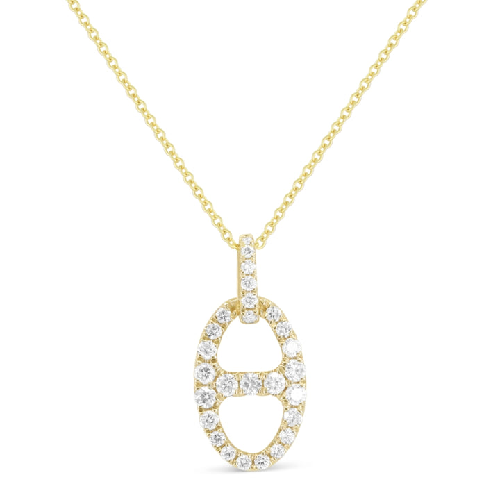 Madison L 14K Yellow Gold Diamond Pendant - style N1870Y