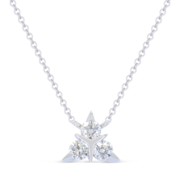 Madison L 14K White Gold Diamond Necklace - style N1927W