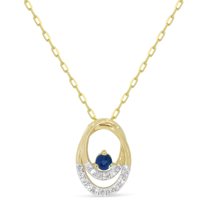 Madison L 14K Yellow Gold Sapphire Pendant - style N1934SAY