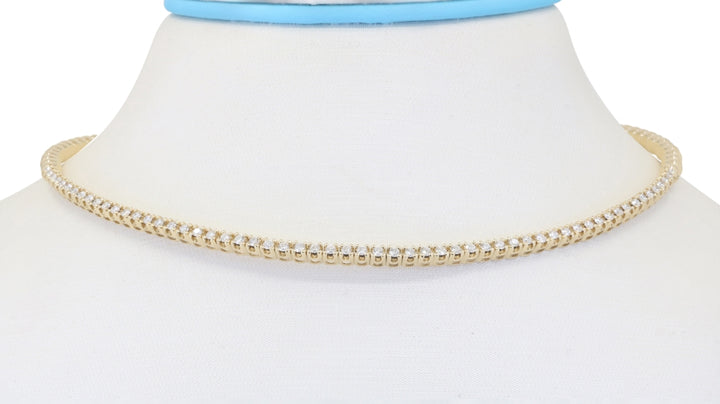 Madison L 14K Yellow Gold Diamond Necklace - style N1970Y-1.00CT