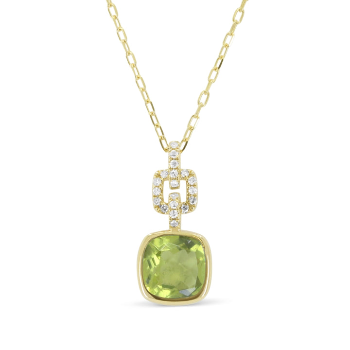 Madison L 14K Yellow Gold Peridot Pendant - style N1981PRY