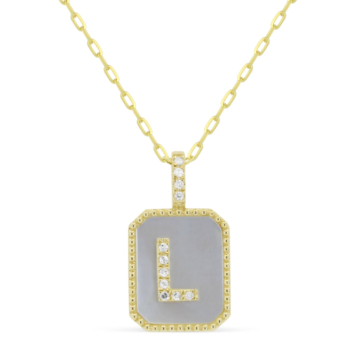 N2015 C Yellow Gold Mother Of Pearl Pendant Milano Collection 2025 Initial Letter Design UPDATED-21-Apr-2026 wholesale-only N2015CMOPY