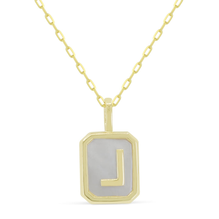 N2015 L Yellow Gold Mother Of Pearl Pendant Milano Collection 2025 Initial Letter Design UPDATED-21-Apr-2026 wholesale-only N2015LMOPY_2